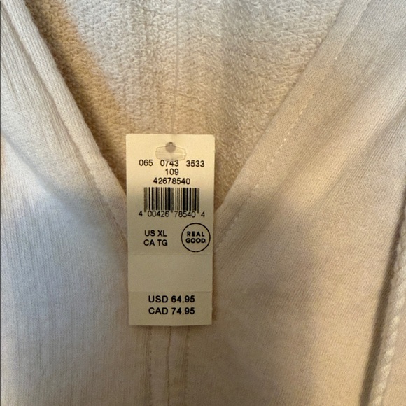 Aerie Cream Hoodie Sweatshirt - Picture 2 of 5